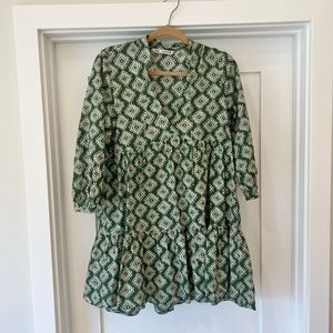 Zara, medium, green dress!